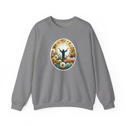 Christian Easter Sweatshirt - Glorious Jesus Triumphing Over Death