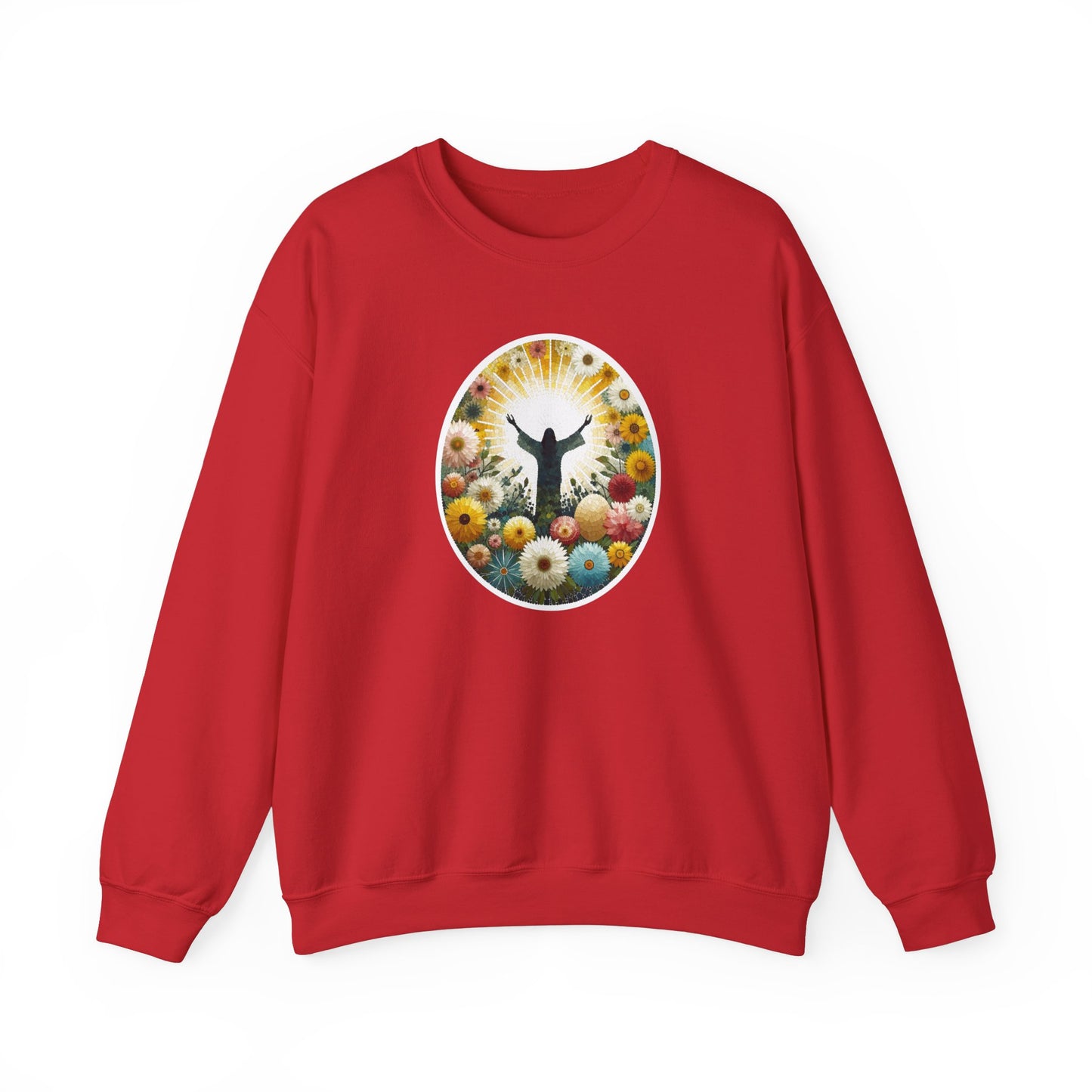 Christian Easter Sweatshirt - Glorious Jesus Triumphing Over Death