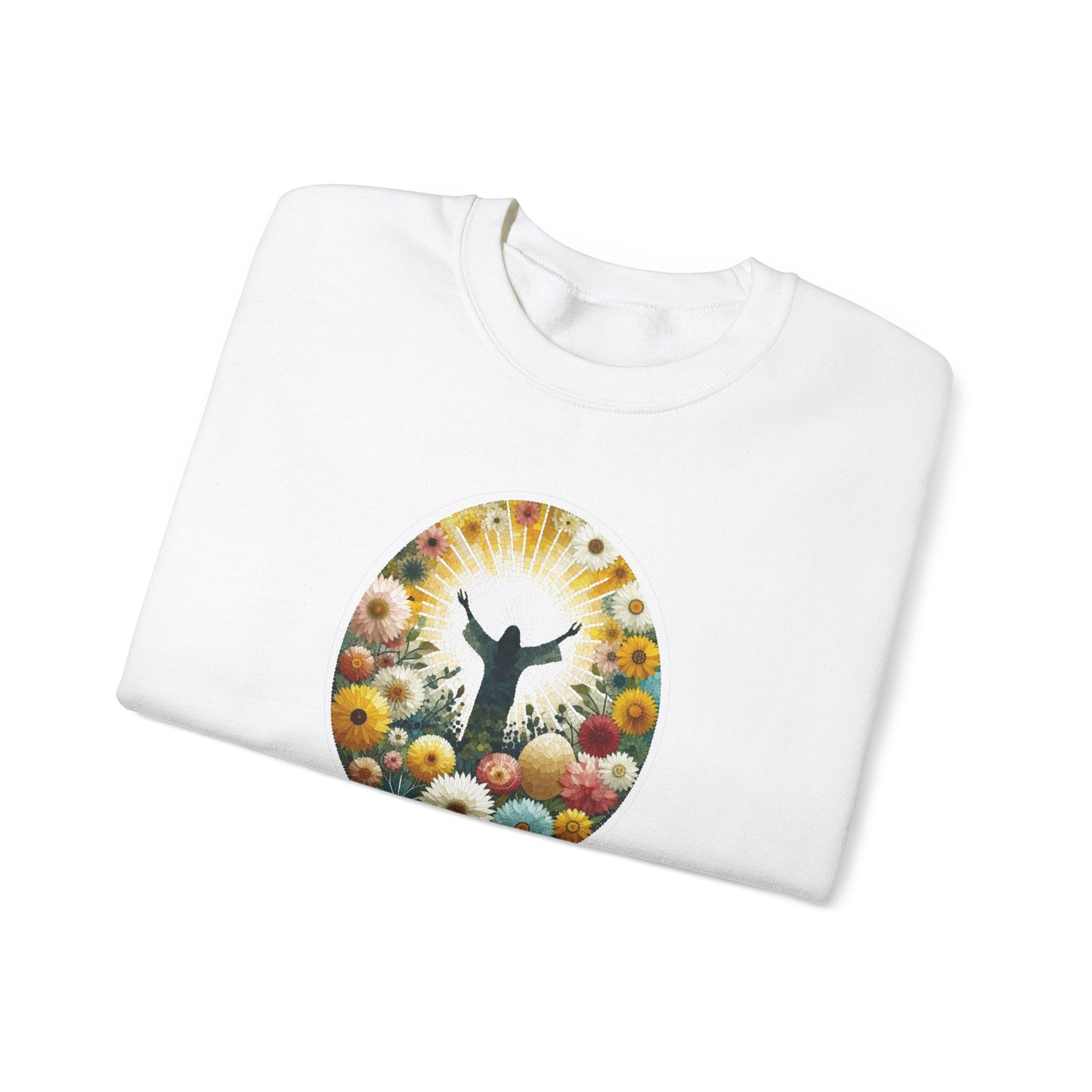 Christian Easter Sweatshirt - Glorious Jesus Triumphing Over Death