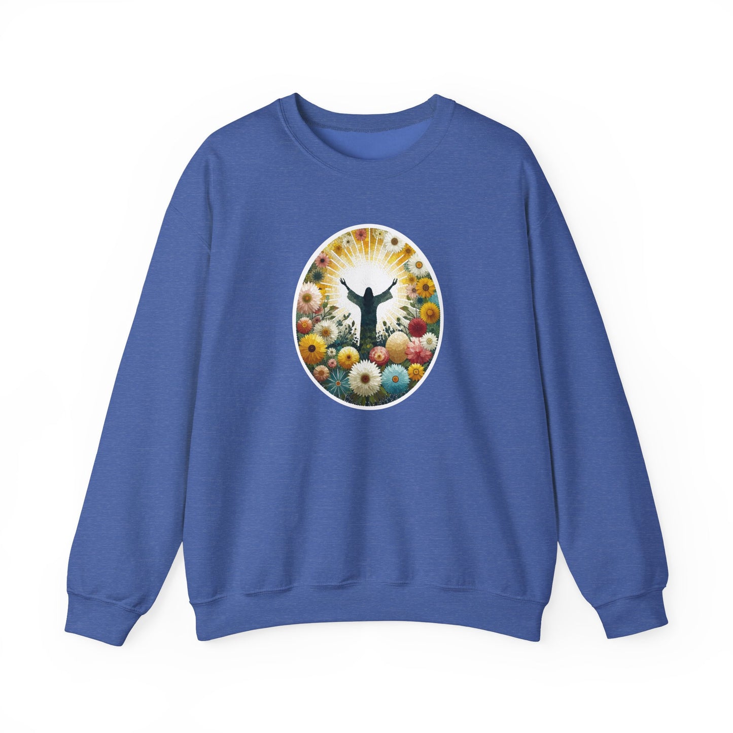 Christian Easter Sweatshirt - Glorious Jesus Triumphing Over Death