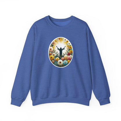 Christian Easter Sweatshirt - Glorious Jesus Triumphing Over Death