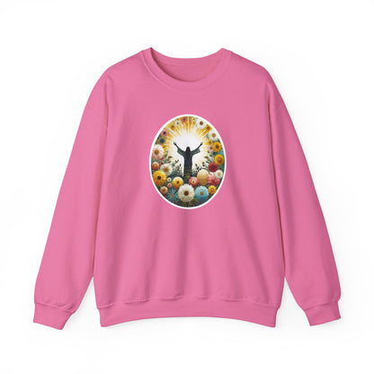 Christian Easter Sweatshirt - Glorious Jesus Triumphing Over Death