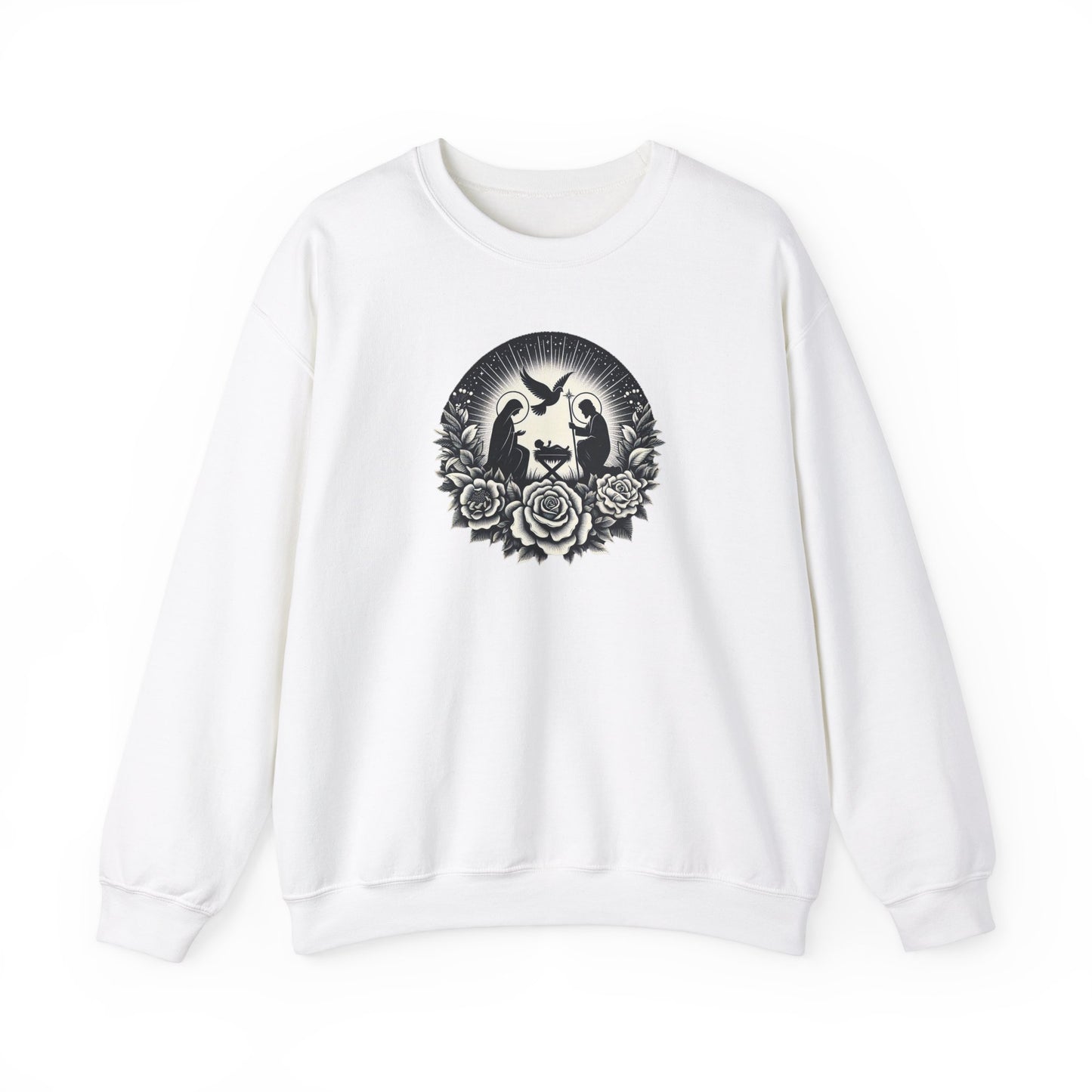 Floral Nativity Unisex Sweatshirt