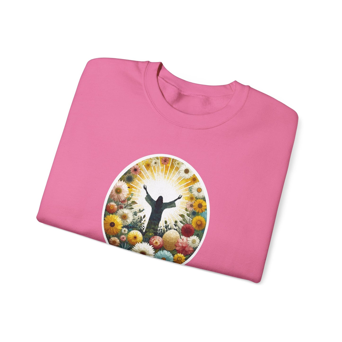 Christian Easter Sweatshirt - Glorious Jesus Triumphing Over Death