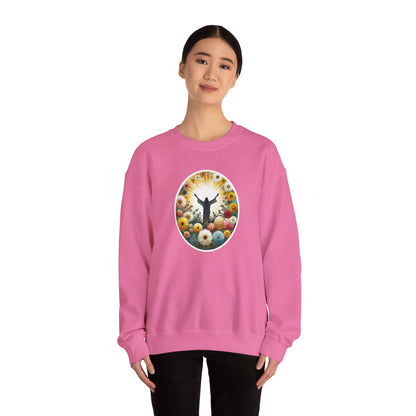 Christian Easter Sweatshirt - Glorious Jesus Triumphing Over Death