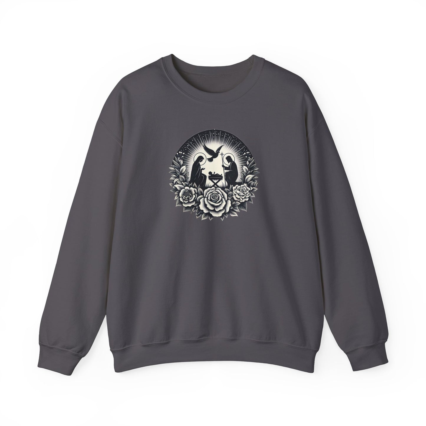 Floral Nativity Unisex Sweatshirt