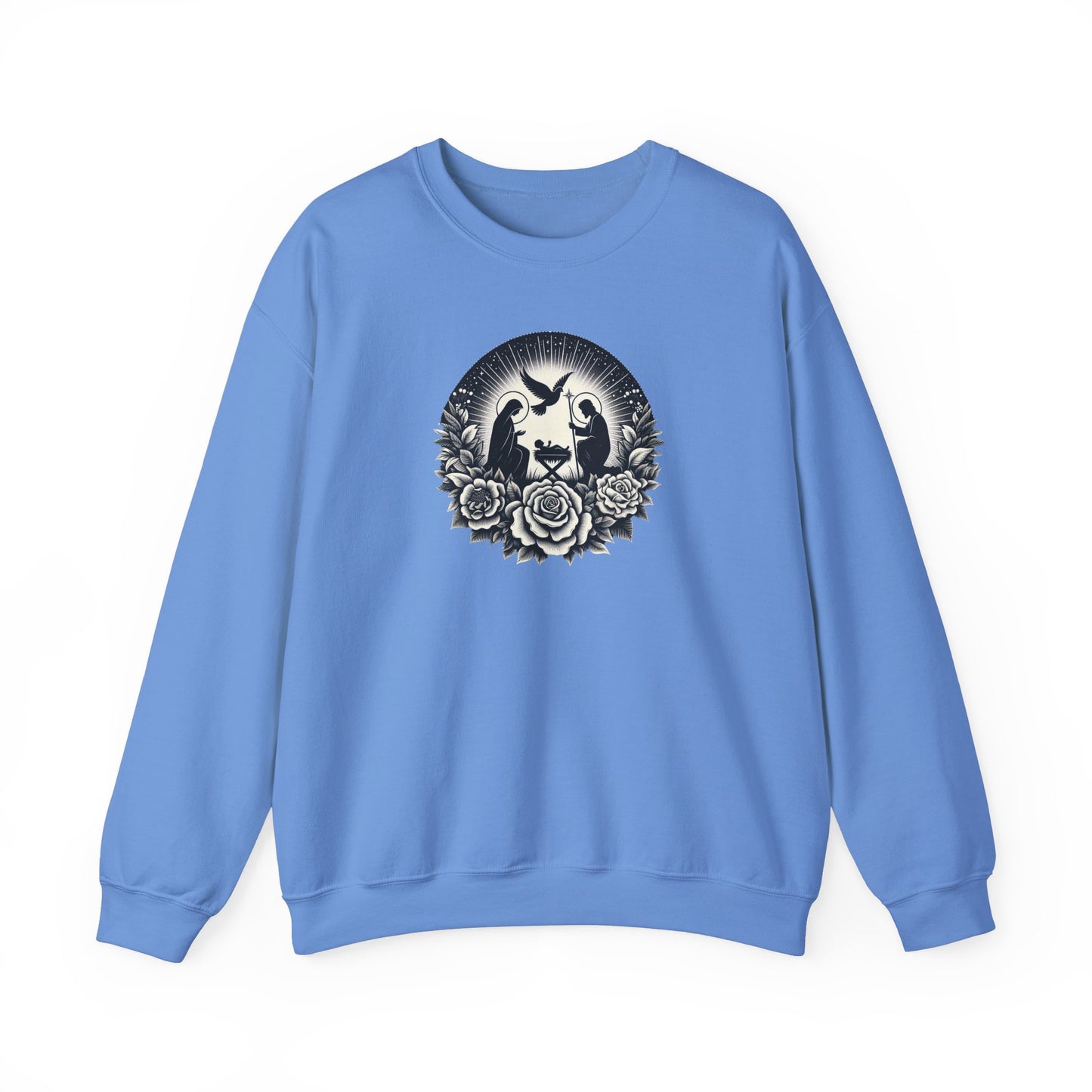 Floral Nativity Unisex Sweatshirt