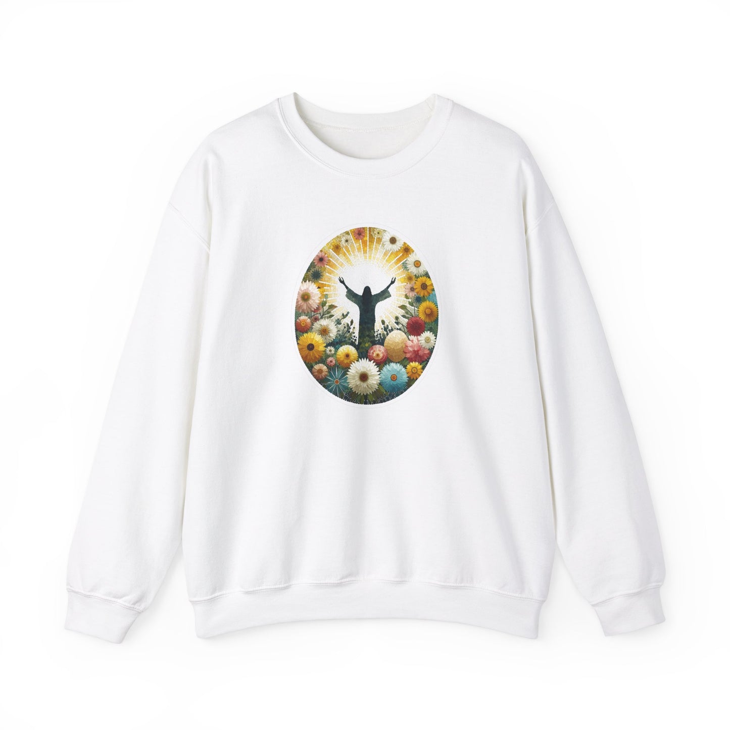 Christian Easter Sweatshirt - Glorious Jesus Triumphing Over Death