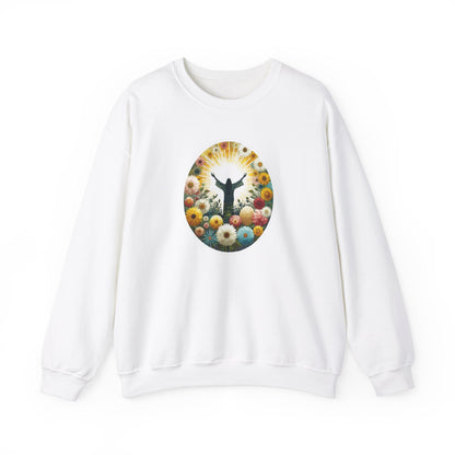 Christian Easter Sweatshirt - Glorious Jesus Triumphing Over Death